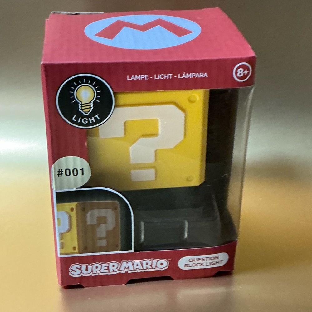 Super Mario Question Block Light Manufacturing Defect